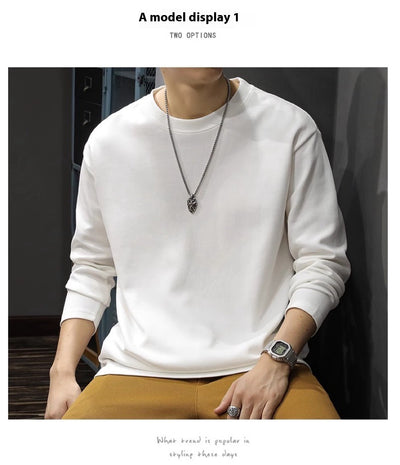 Camiseta Térmica Hombre Cuello Redondo Suéter Interior Grueso Ajuste Holgado - Image 17