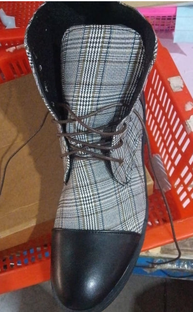 Cinturón Cuadriculado Delgado para Hombre - Casual y Versátil - Image 8