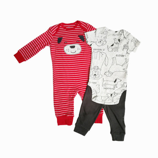 Conjunto de Tres Piezas para Bebé Primavera Otoño - Image 4