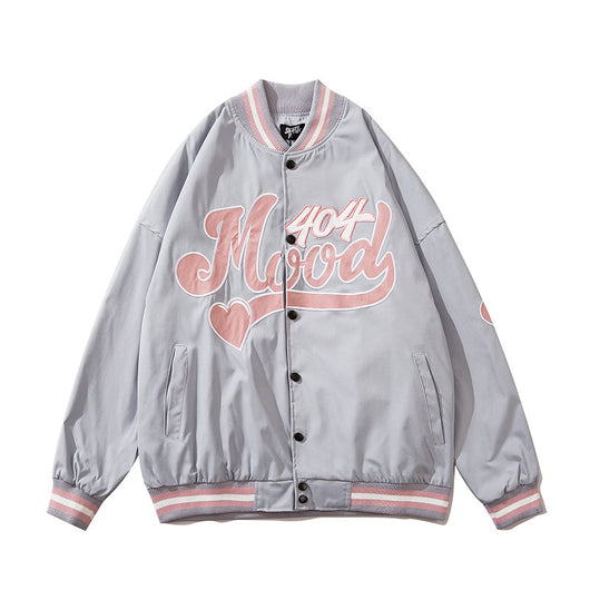 Chaqueta Bomber Vintage con Bordado de Alfabeto High Street - Image 2