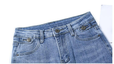 Pantalones Capri Ajustados de Cintura Alta con Elastano Coreano - Image 13