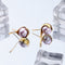 Aretes de Plata Pura con Estilo Contemporáneo
