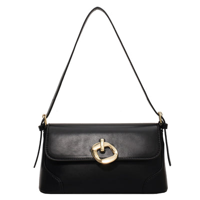 Bolso Cuadrado Pequeño con Cierre de Metal y Asa de Hombro - Image 3