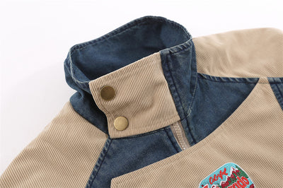 Abrigo Acolchado de Algodón con Cuello Alzado y Detalles en Contraste - Image 13