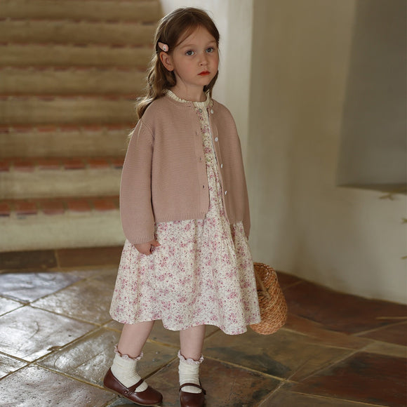 Cardigan de Algodón para Niñas - Suéter Elegante y Cómodo