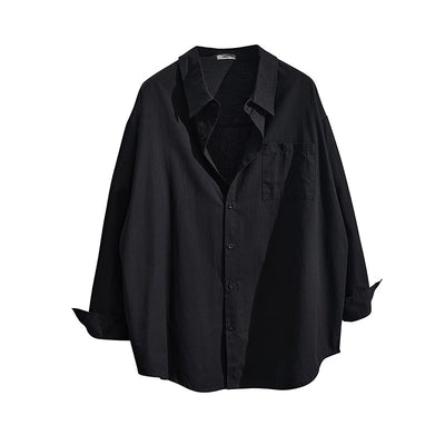 Camisa Casual de Algodón Talla Grande con Efecto Reductor - Image 5