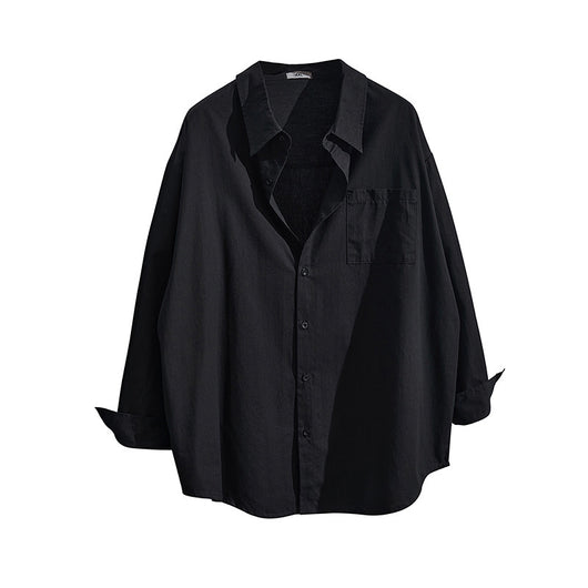 Camisa Casual de Algodón Talla Grande con Efecto Reductor - Image 5
