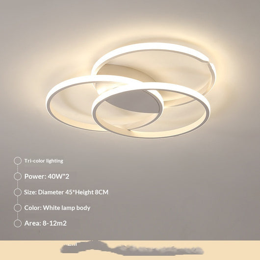 Lámpara de Techo LED Estilo Nórdico para Recámara Principal - Diseño Moderno e Inteligente - Image 7
