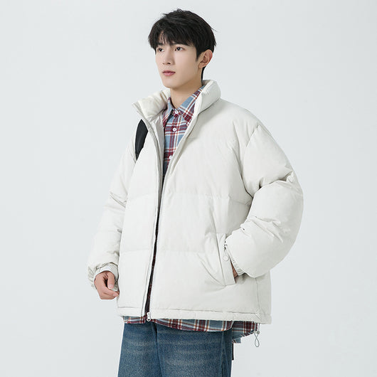 Chaqueta de Plumón de Pato Blanco para Hombre - Abrigo Grueso - Image 9