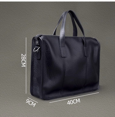 Bolso Ejecutivo de Cuero Grueso para Hombre - Image 7