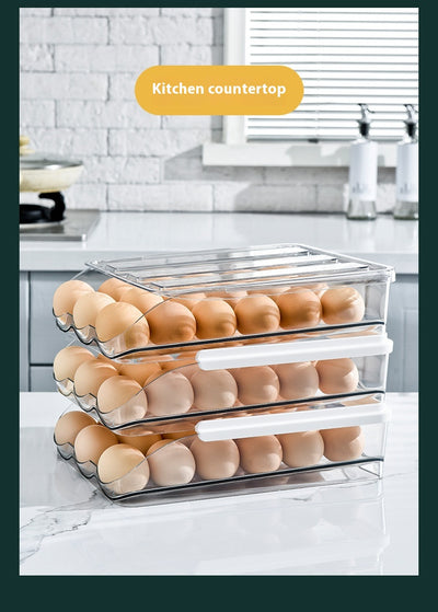 Organizador de Huevos Transparente Multiusos para Cocina - Image 17
