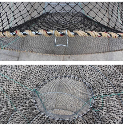 Canasta Plegable para Pesca de Primavera con Jaula Tortuga - Image 7