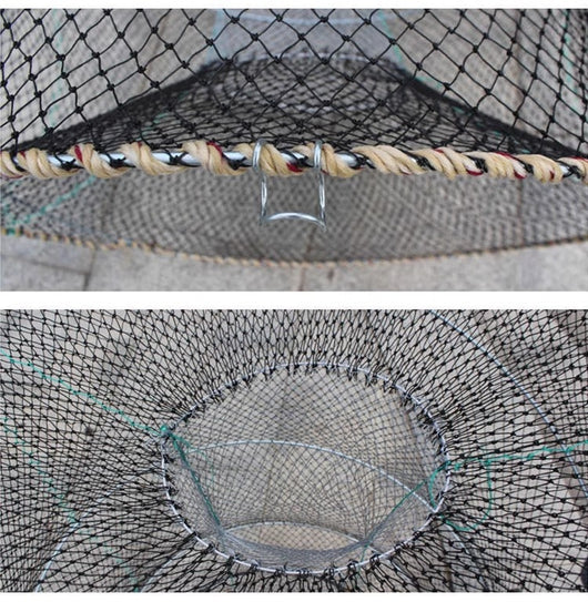 Canasta Plegable para Pesca de Primavera con Jaula Tortuga - Image 7