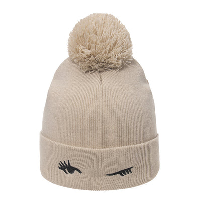 Gorro Tejido Grueso con Bordado de Lana y Terciopelo - Image 7