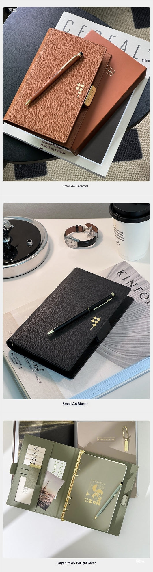 Estuche de Regalo con Bolígrafo y Cuaderno de Hojas Sueltas - Image 25