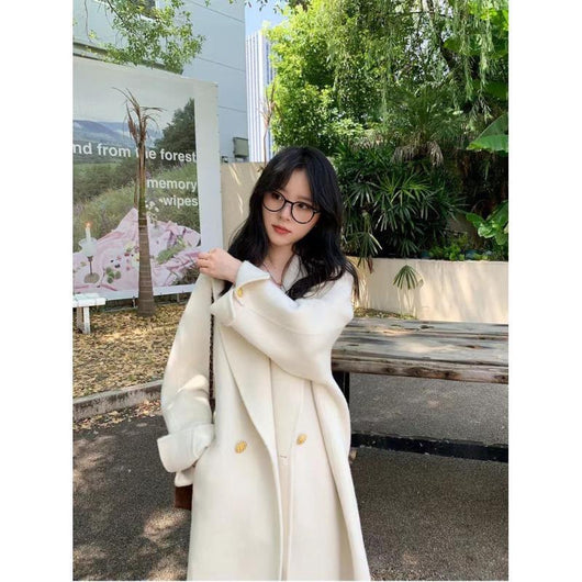 Abrigo de Lana Oversize Tipo Blazer Largo - Image 21
