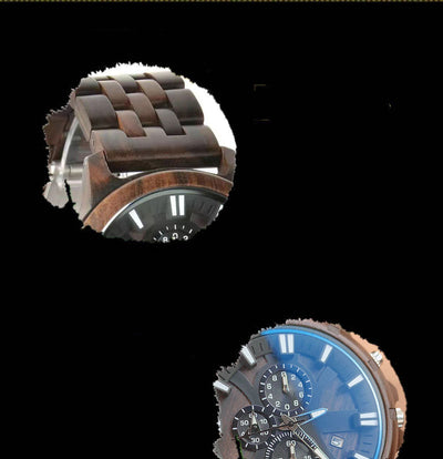 Reloj Minimalista de Madera Sándalo para Hombre - Image 6