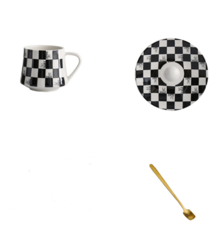 Juego de Taza y Plato de Cerámica Turca para Café - Image 10