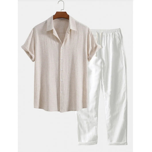 Conjunto Casual Hombre: Camisa Suelta y Pantalón Cómodo - Image 8