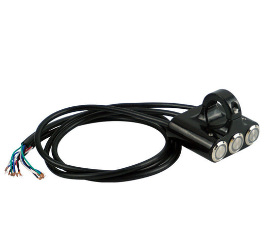 Faro LED Delantero para Motocicleta con Manillar Aluminio y Botón Multifunción - Image 4