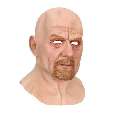 Máscara de Látex Calvo Anciano para Halloween y Cosplay - Image 7