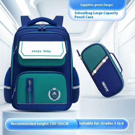 Mochila Escolar Ergonómica con Protección de Columna y Tela Impermeable - Image 14