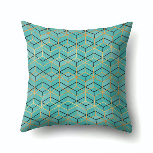 Funda de almohada verde de poliéster - Image 6