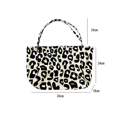 Bolso de Lona con Estampado Animal y Gran Capacidad - Image 7