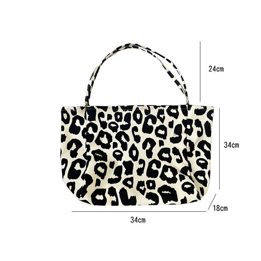 Bolso de Lona con Estampado Animal y Gran Capacidad - Image 7