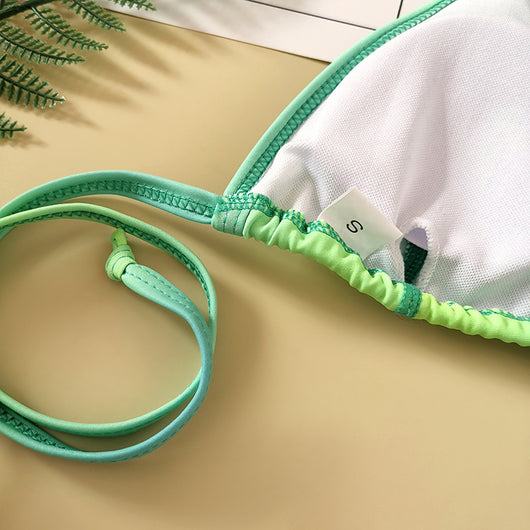 Traje de Baño Degradado con Detalles Cosidos y Tirantes Ajustables - Image 21