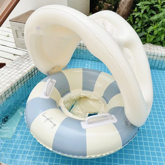 Flotador Anillo Parasol para Piscina con Pedestal - Image 9