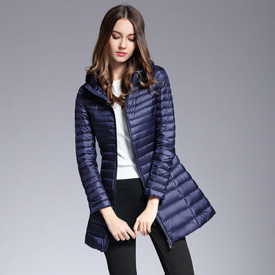 Chaqueta Acolchada Ligera de Plumón para Mujer - Image 9