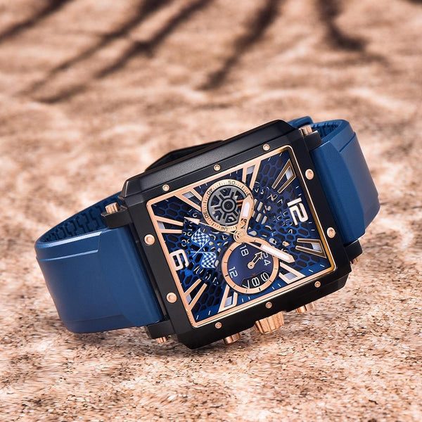 Reloj de Acero Inoxidable Multifuncional para Hombre con Esfera Luminosa