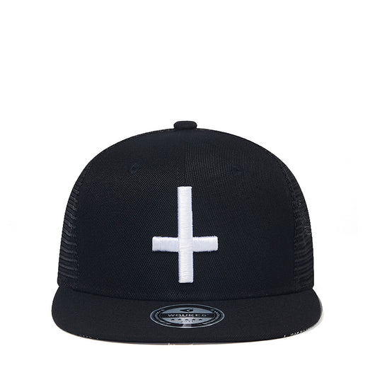 Gorra Hip Hop Mesh con Bordado Cross - Estilo Street Wild - Image 8