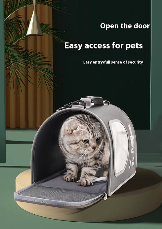 Bolsa Transportadora para Gatos Grande con Soporte y Amplia Capacidad - Image 8