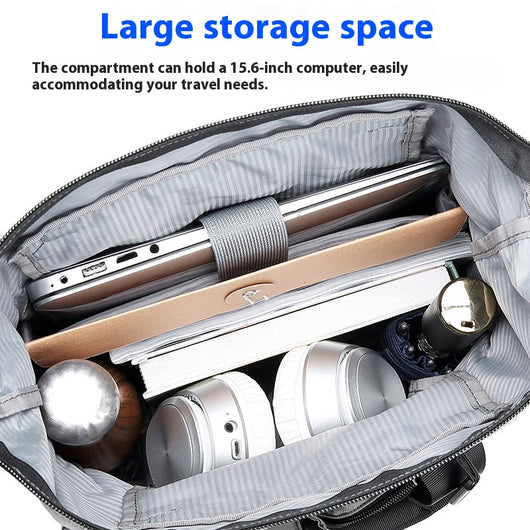 Bolso Ejecutivo para Hombre con Múltiples Compartimentos y Gran Capacidad - Image 4