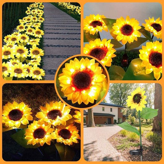 Lámpara Solar Luminosa para Jardín Estilo Trigo - Image 5