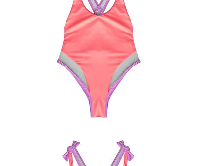 Traje de Baño Enterizo Fusion Europeo-Americano para Mujer - Image 15