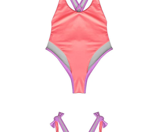 Traje de Baño Enterizo Fusion Europeo-Americano para Mujer - Image 15