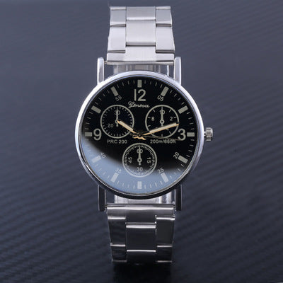 Reloj para Hombre con Correa de Acero y Cristal Blu-ray - Image 6