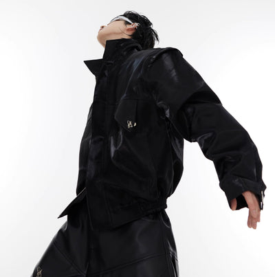 Chaqueta Corta Acolchada Streamer con Hombreras - Image 12