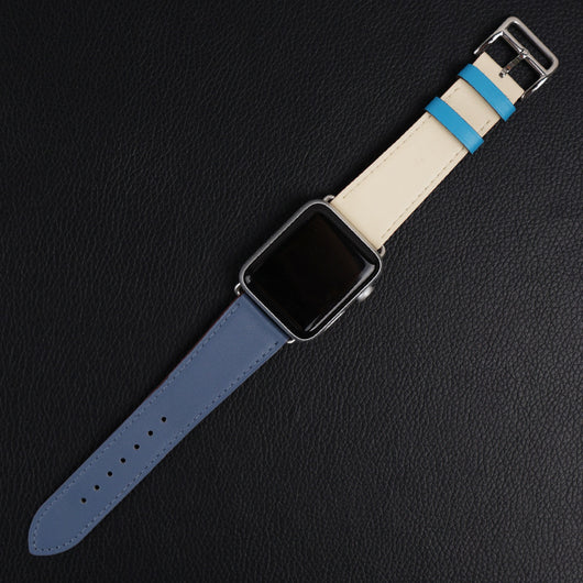 Correa de Reloj de Cuero Bicolor Elegante y Versátil - Image 14