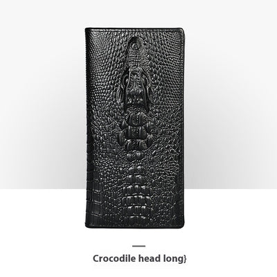 Cartera de Cuero Artesanal Grabada Retro para Hombre - Image 14
