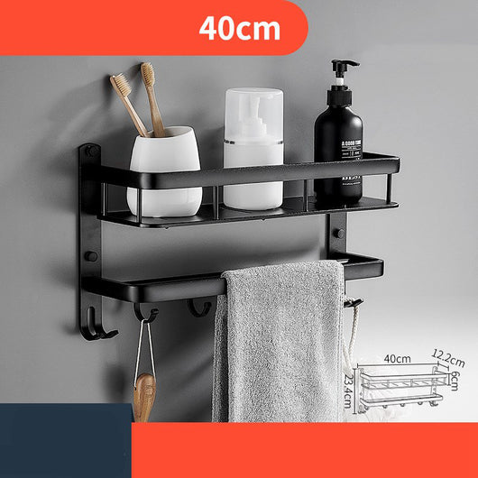 Mueble de Baño Minimalista Nórdico con Estante Multifuncional sin Perforaciones - Image 13
