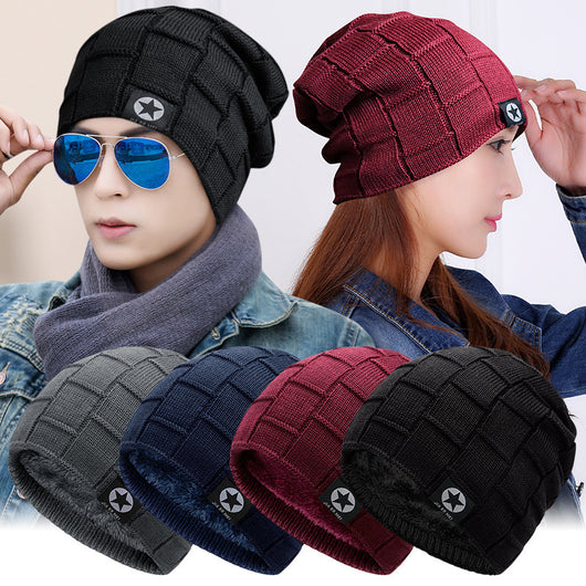Gorro de Invierno para Hombre en Lana Gruesa