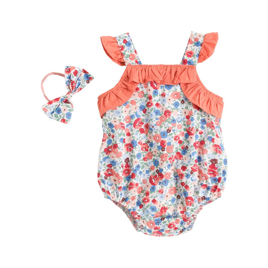 Body Bebé Casual de Algodón con Estampado Floral - Image 11