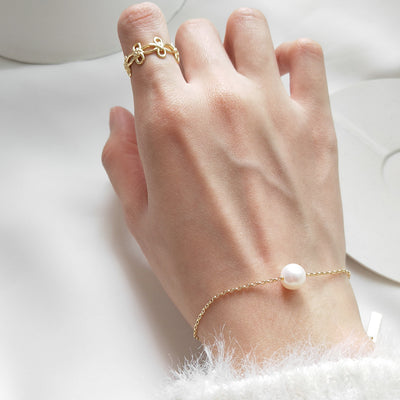 Pulsera Fina de Plata 925 con Perla de Agua Dulce - Image 13