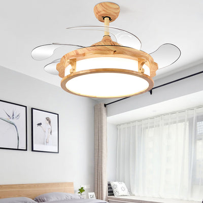 Lámpara Ventilador Silencioso Invisible Estilo Japonés - Image 8