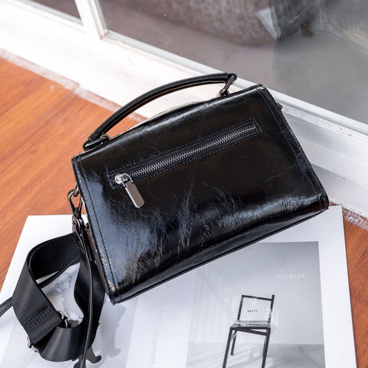 Bolso Bandolera de Cuero Curtido al Óleo para Mujer - Diseño Elegante y Sofisticado - Image 10