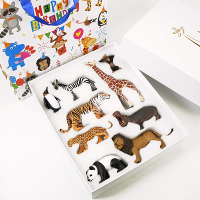 Set de Figuras de Animales Realistas en Caja de Regalo - Image 9